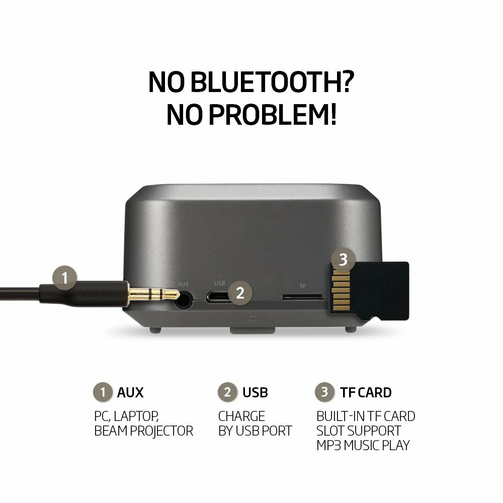 Spigen [R12S] Portable Bluetooth Wireless Speaker Stereo For Phone Tablets PCs