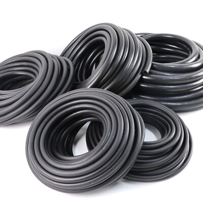 Fuel Line Hose Gas Lines Rubber NBR Push on Hose 5/32'' 1/4'' 5/16'' 3/8'' 1/2'' 5/8''