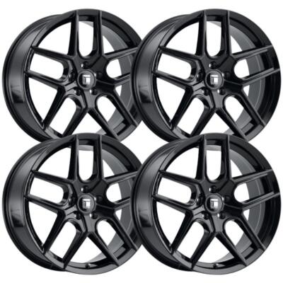 (Set-4) Touren TR79 18x8 5x127 35mm Gloss Black Wheels Rims 18 Inch