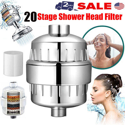 4 Pack 20 Stage Shower Filter for Hard Water Softener Remove Chlorine & Flouride