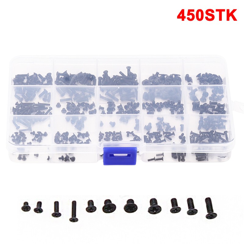 450 Stk Schrauben Screw Assorted Set Reparatur Zubehör Für Laptop Handy Computer