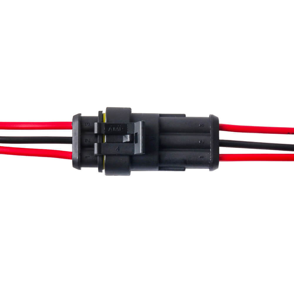 2 Set 3 Way 3 Pin Plug Electrical Wire Connectors 18AWG Waterproof  for Car Boat