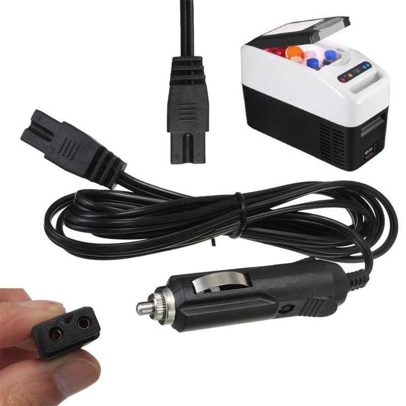 Universal Power Wire Plug Car Fridge Cable Cigarette lighter 2 Pin