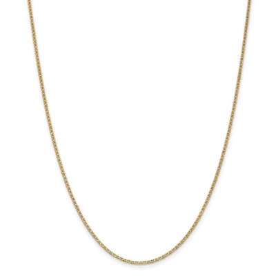 Pre-owned Skyjewelers Real 14kt Yellow Gold 1.5mm Anchor Link Chain; 18 Inch