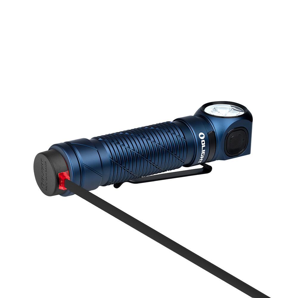 Olight Perun 3 Headlamp 3000 Lumens White White & Red Lights-Midnight Blue