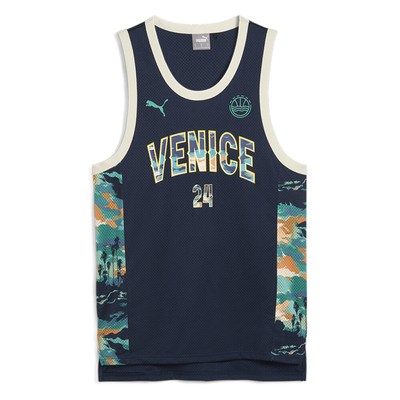 Майка из джерси с круглым вырезом Puma Veniceball Мужская синяя 68554701