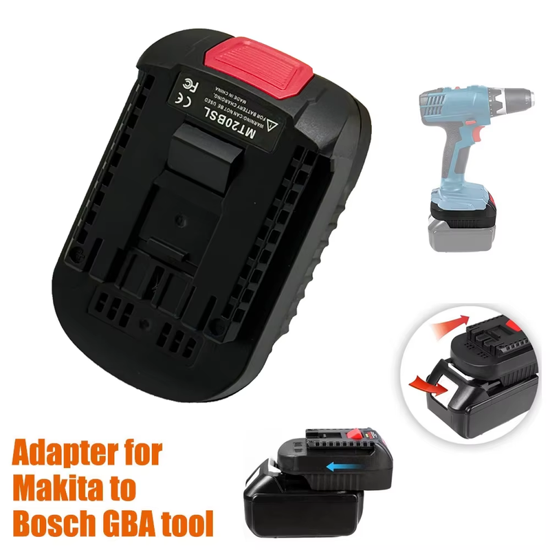 Battery Converter Adapter for Makita 18V Li-ion Battery To for Bosch 18V Power T