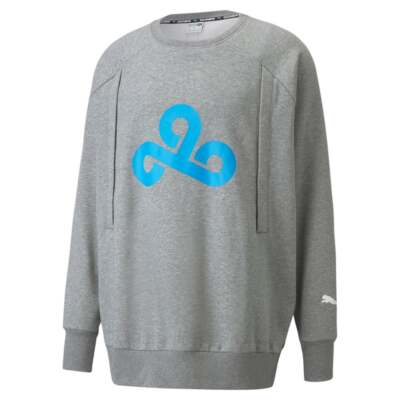 

Толстовка мужская серая Puma Cloud9 Camper Crew Neck 532397-02, Grey