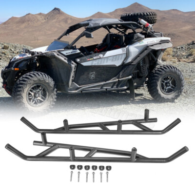 For Can-Am Maverick X3 UTV 1.75'' STEEL Tubing Nerf Bars Rock Sliders 17-24