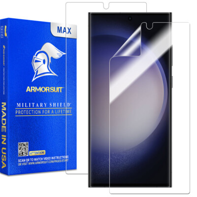 ArmorSuit  [2 Pack] Samsung Galaxy S23 Ultra 5G HD Screen Protector USA