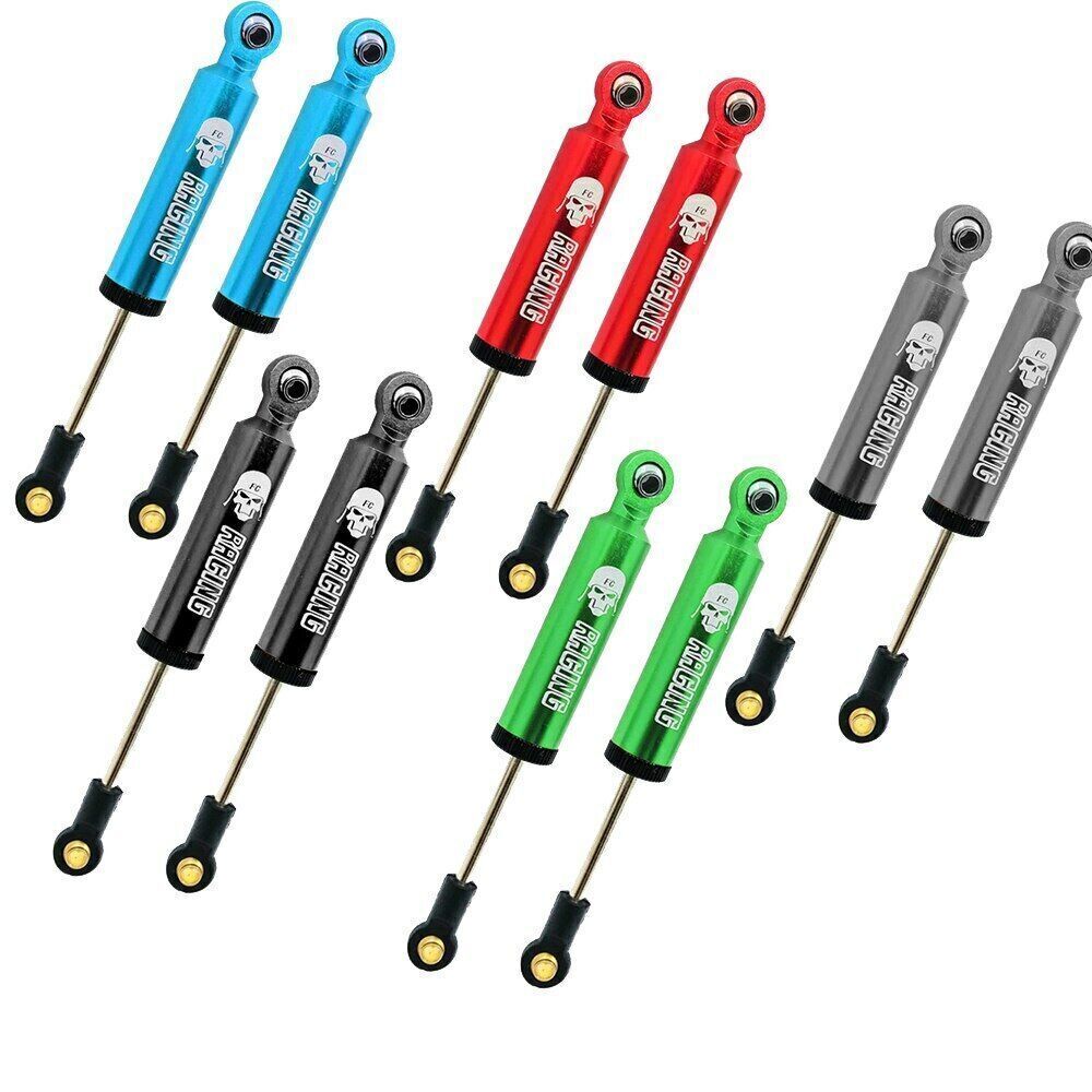 2/4PCS 90mm Oil Suspension Shock Absorber for 1/10 Axial SCX10 TRX4 JEEP RC Car