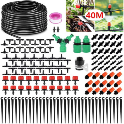 XINGGANG Kit di Irrigazione a Goccia, 158 Pezzi Micro Drip Irrigation Kit Irriga