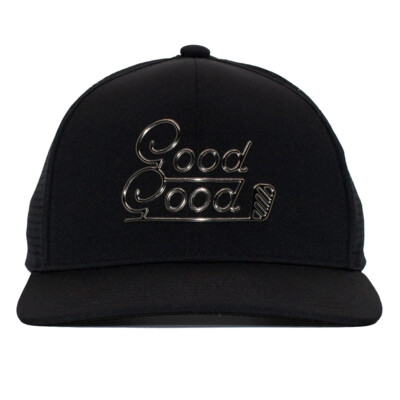 NEW GoodGood High Gloss Life Snapback Golf Hat Cap - Black