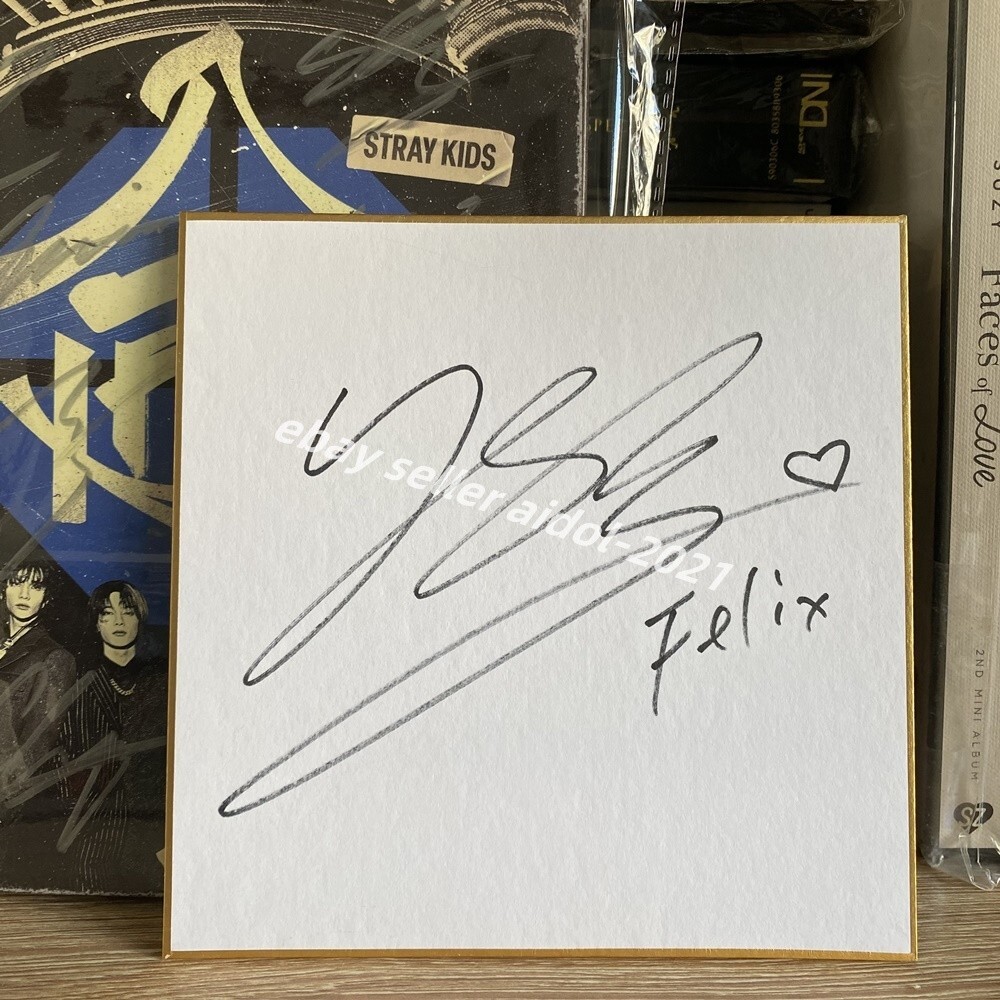『フィリックス（Felix）直筆サイン入り』スキズ GO生 アルバム stray kids LEVANTER 直筆サイン入りアルバム フィリックス