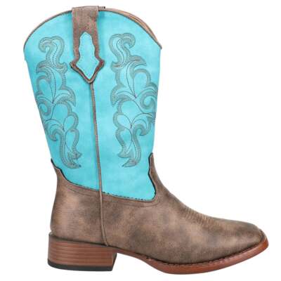 Женские повседневные ботинки Roper Cowboy Classic Square Toe Cowboy Blue, Brown 09-021-1