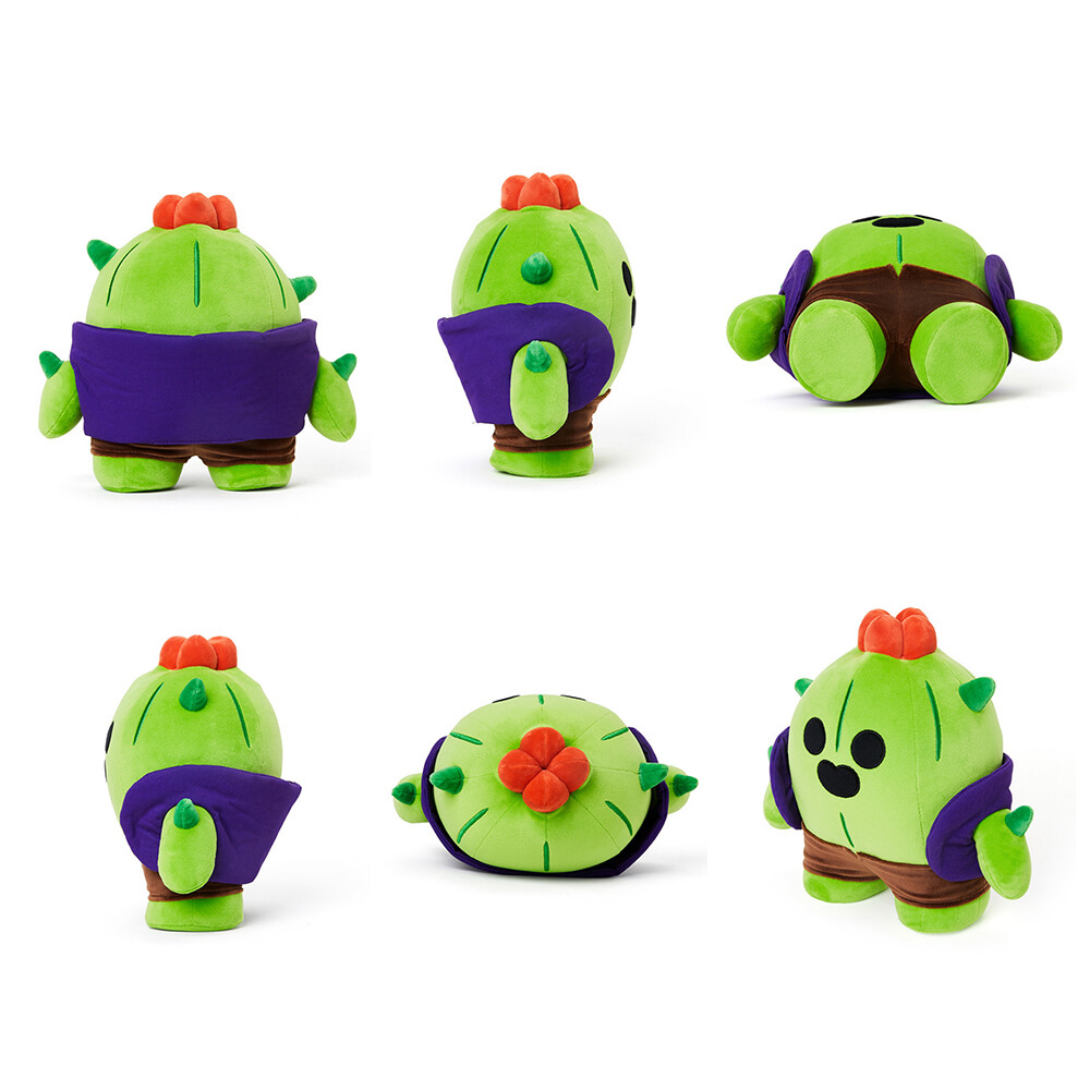 Line Friends X Brawl Stars Standing Plush Doll 25cm Authentic Figure w Free Gift | eBay