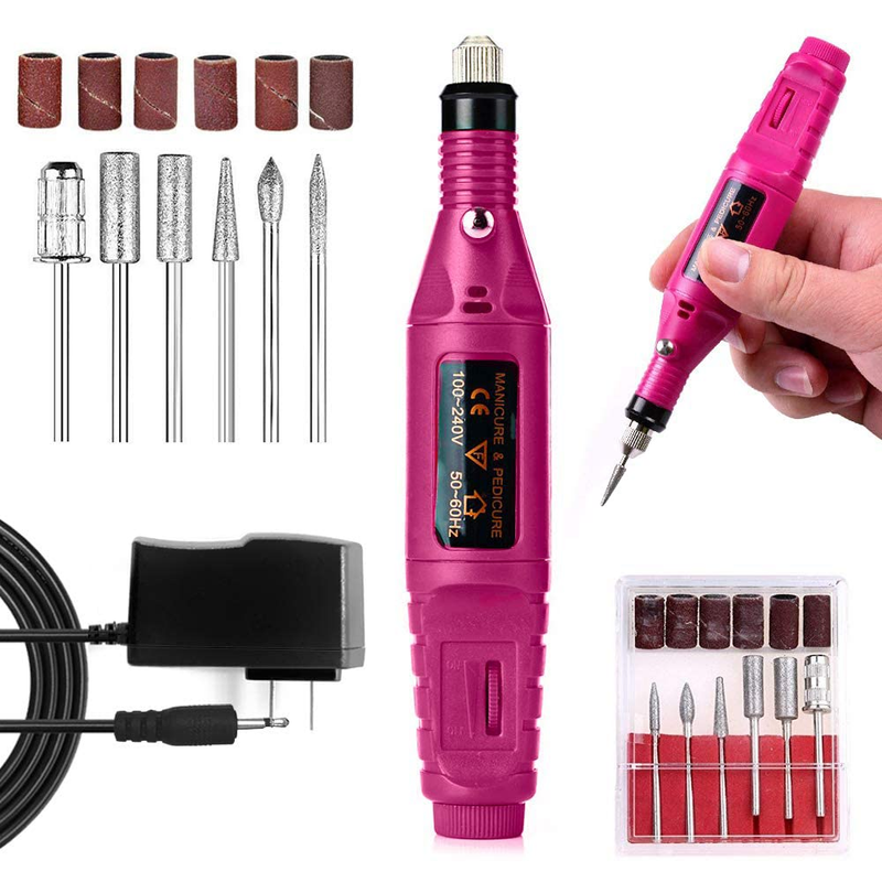 Dremel Nail Polish for File Gel Acrylic Grinder Buffer Tool Finger Drill Kit NEW