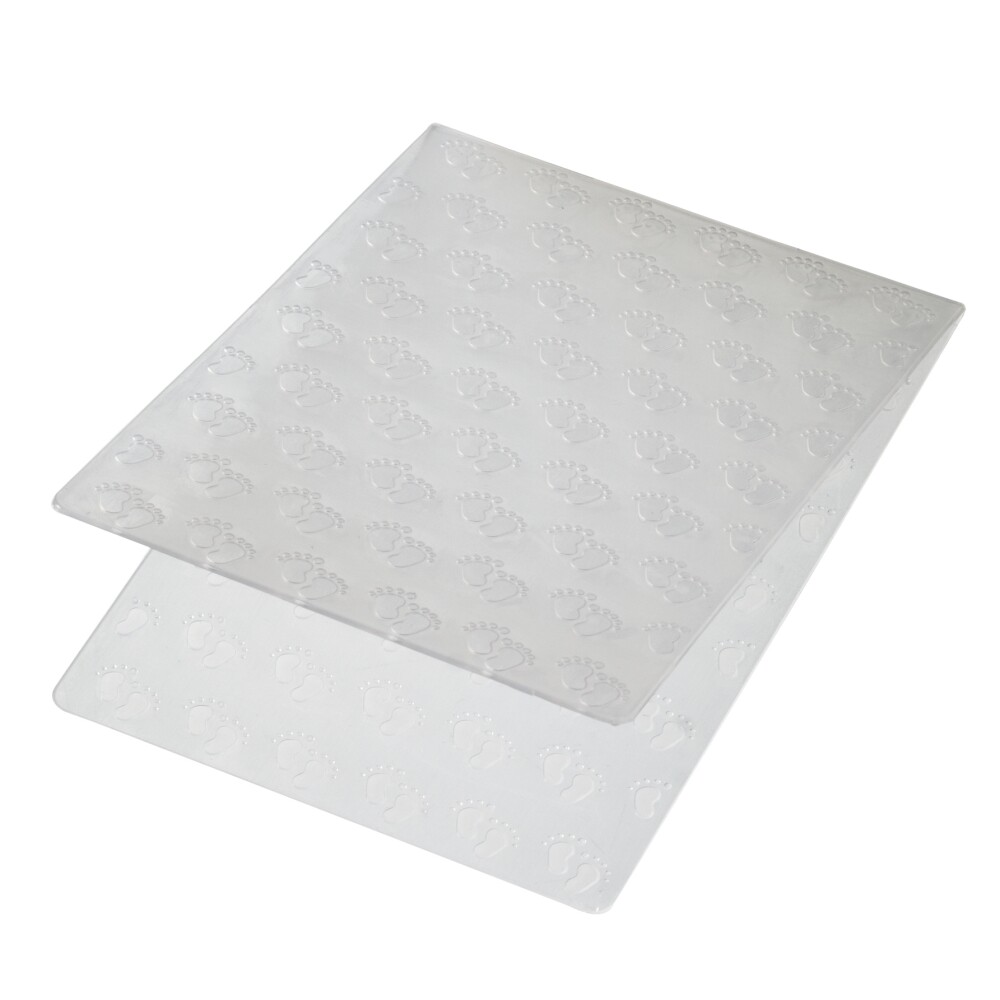 Embossing-Prägefolder/ -schablone Babyfüsse 10,6x15cm