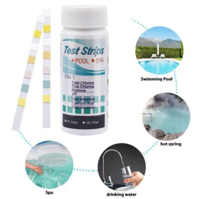 100 Pcs Test Strips For Swimming Pool Water Quality PH /Bromine Measure Paper