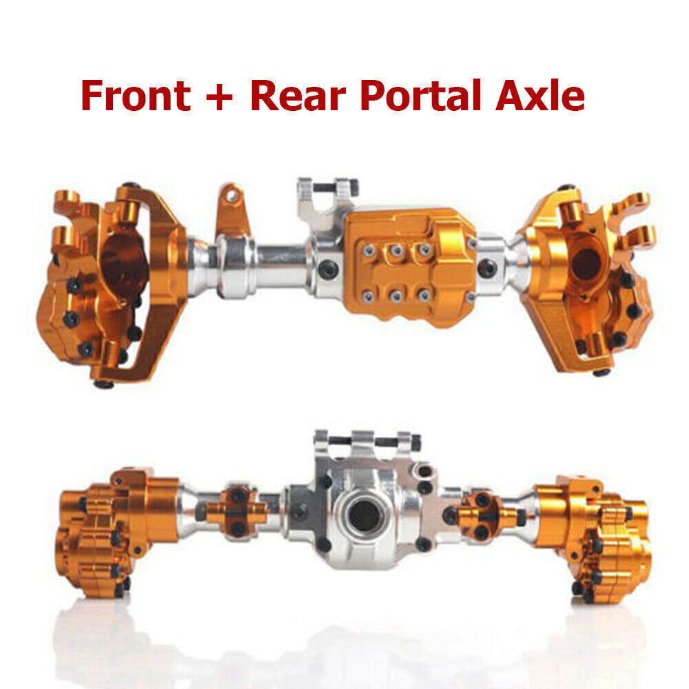 Metal Front And Rear Portal Axle Housing For 1/10 RC TRX4 Axles