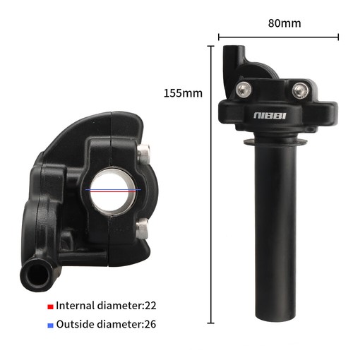 NIBBI 7/8" Twist Throttle Accelerator Handlebar Grip For Dirt Pit Bike Motocross
