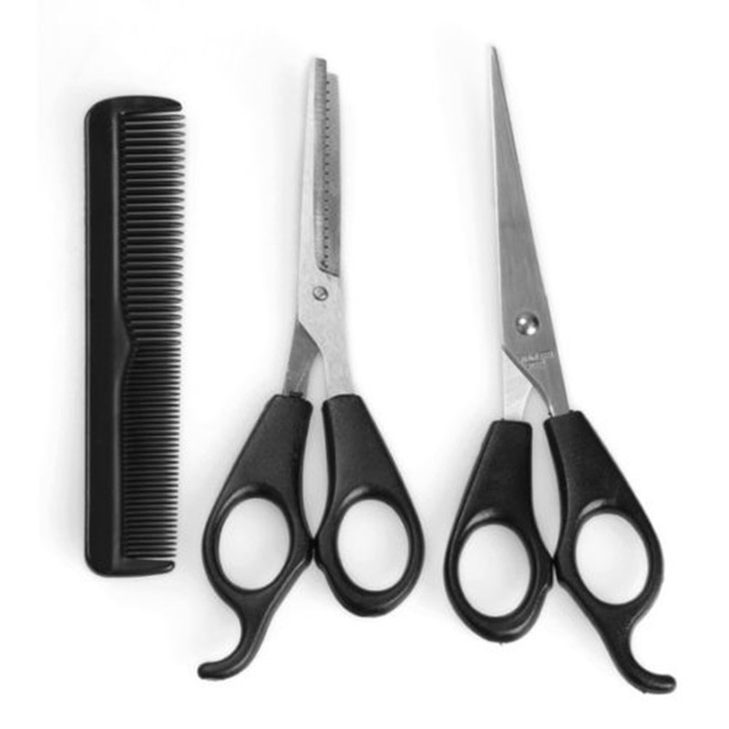Barber Tool Hair Scissors Comb Set Shears Hairdressing Thinning