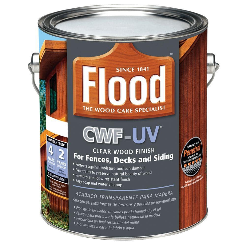 Wood Finish Fences Deck Siding Paint Exterior Stain Cwf-uv