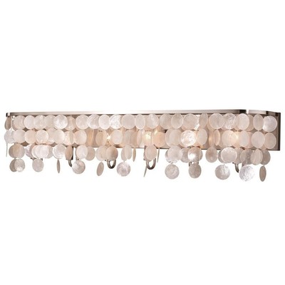 Vaxcel - Elsa 6-Light Bathroom Light in Transitional Style 9 Inches Tall and 42