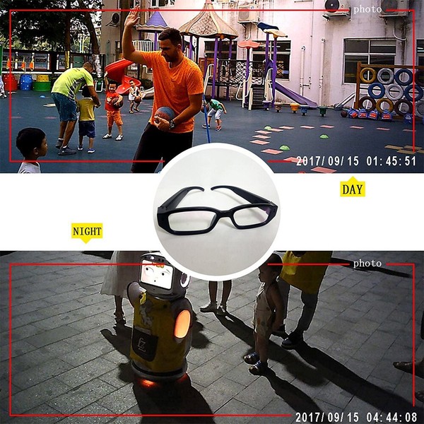 1080P HD Video Cam Recorder Camera Glasses Hidden Mini DVR Running Eyeglass - Image 8