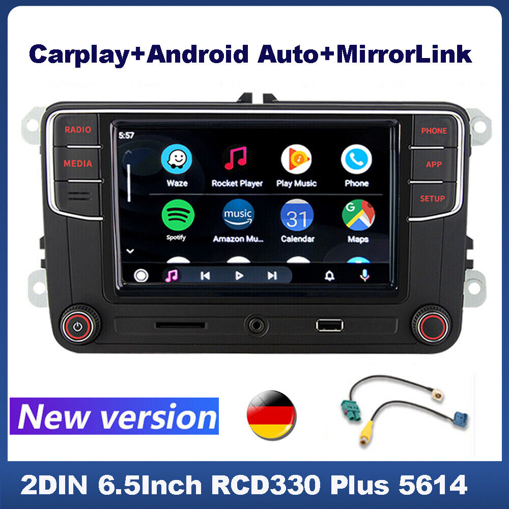 NONAME RCD330 Plus RCD340G Car radio Stereo CarPlay Android Auto Für VW Golf Mk6