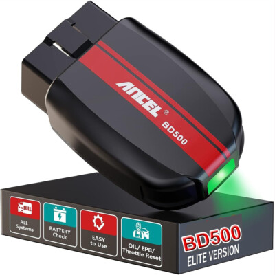 ANCEL BD500 Bluetooth OBD2 Scanner Code Reader Battery Check Car Diagnostic Tool