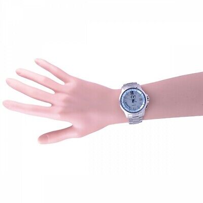 Pre-owned Casio Oceanus Ocw-t150-2ajf Solar Radio Men\\\\\\\'s Watch Silver Japan Import