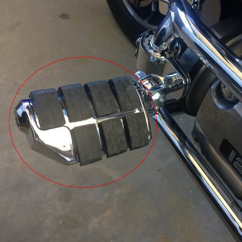 Chrome Motorcycle Highway Foot Pegs Rests For Honda Goldwing