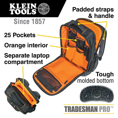 Klein tools tradesman pro organizer backpack sale