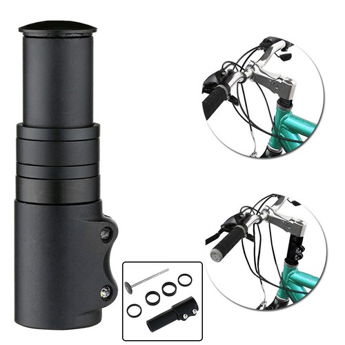 Cycling Bicycle Handlebar Fork Stem Riser Rise Up Extend Head Up Adaptor Y7Y8