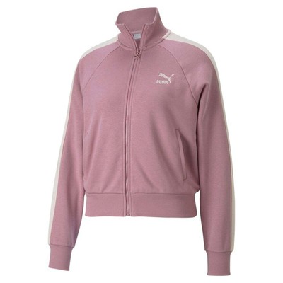 

Puma Iconic T7 Track FullZip Jacket Pl Женская фиолетовая повседневная спортивная верхняя одежда 5, Фиолетовый, Puma Iconic T7 Track FullZip Jacket Pl