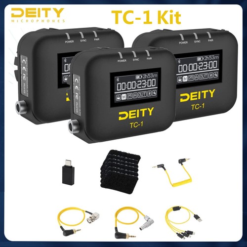 DEITY TC-1 Wireless Timecode Box Generator Microphone Time Coder Video Recording DEITY TC-1 Wireless Timecode Box Generator Microphone Time Coder Video Recording