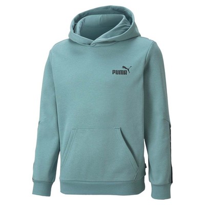 Puma Ess Tape Pullover Hoodie Youth Girls Синяя повседневная верхняя одежда 848818-50