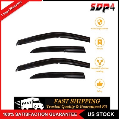 For 2003-2007 Honda Accord Sedan Window Visor Vent Guards Shades Deflectors