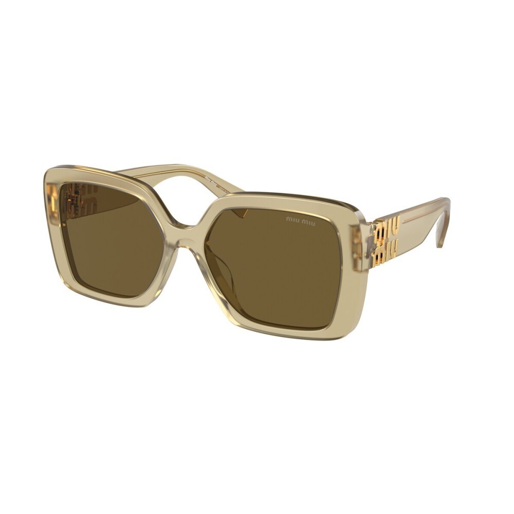 Pre-owned Miu Miu Brand 2024 Miu-miu Women Sunglasses Mu 10ys 11m-01t Authentic Italy Frame S In Brown