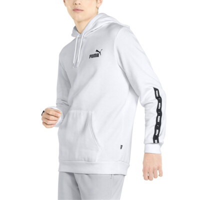 Puma Essentials + Лента Пуловер с капюшоном Мужская повседневная верхняя одежда размера XL 84904002