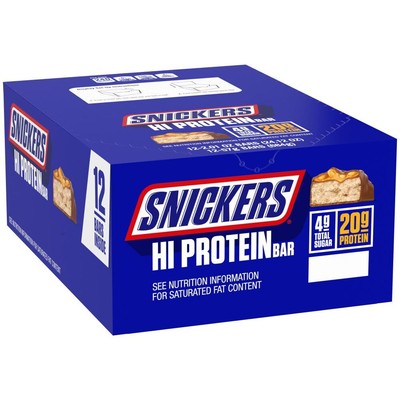 Peanut & Caramel Hi Protein Bar, 24.12 oz, 12 Count Box
