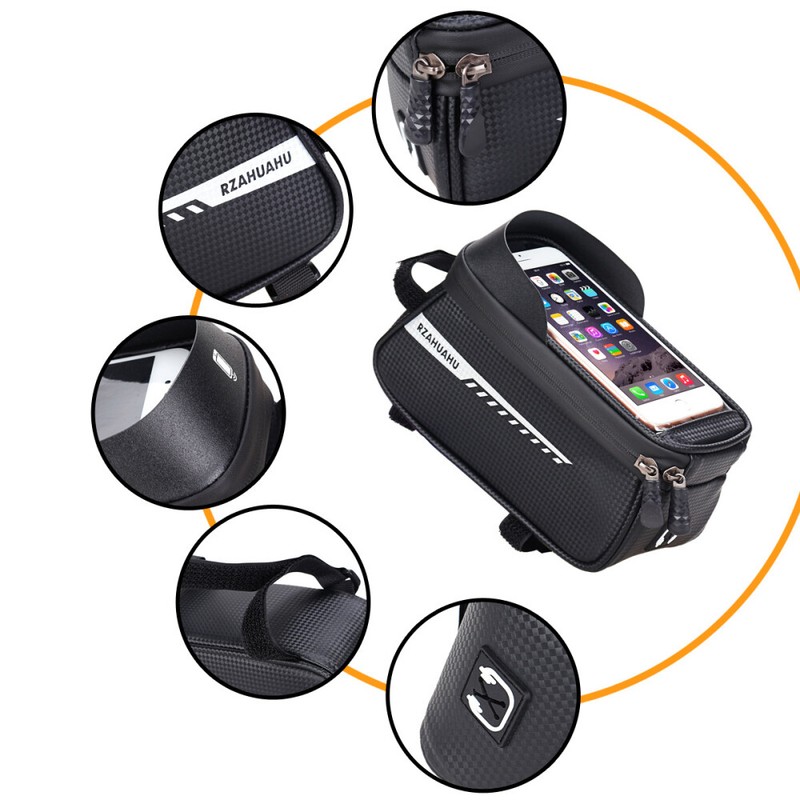 Motorcycle Bike Bicycle Handlebar Mount Holder Waterproof Cell Phone Bag Large