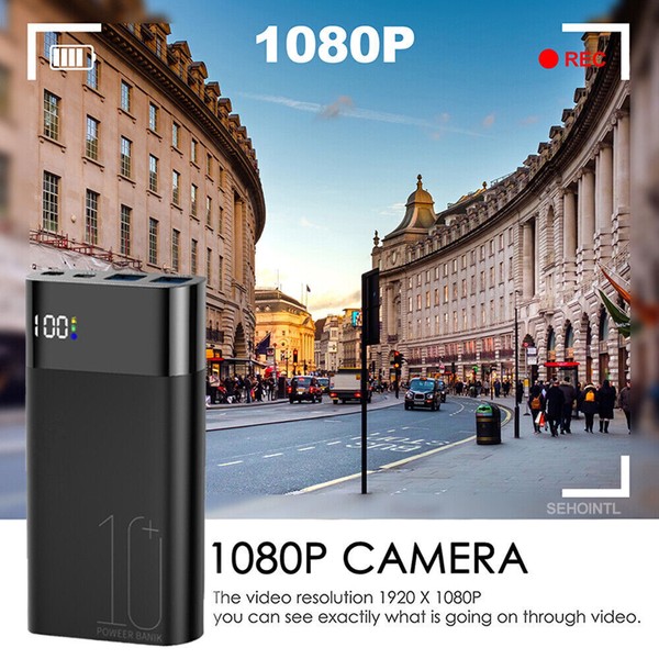 1080p power bank camera with street view recording.