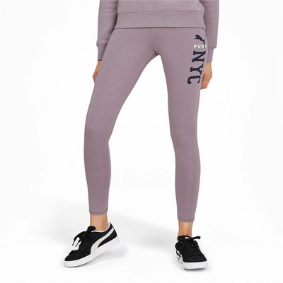 

Леггинсы Puma Nyc Golden Gloves женские фиолетовые спортивные повседневные 536331-18, Фиолетовый, Puma Nyc Golden Gloves Leggings