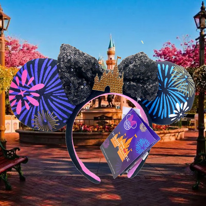 Disney Minnie Mouse Main Attraction Fireworks Ears Disney Minnie Mouse Firework Ears Headband in Minnie Mouse  main image 2
