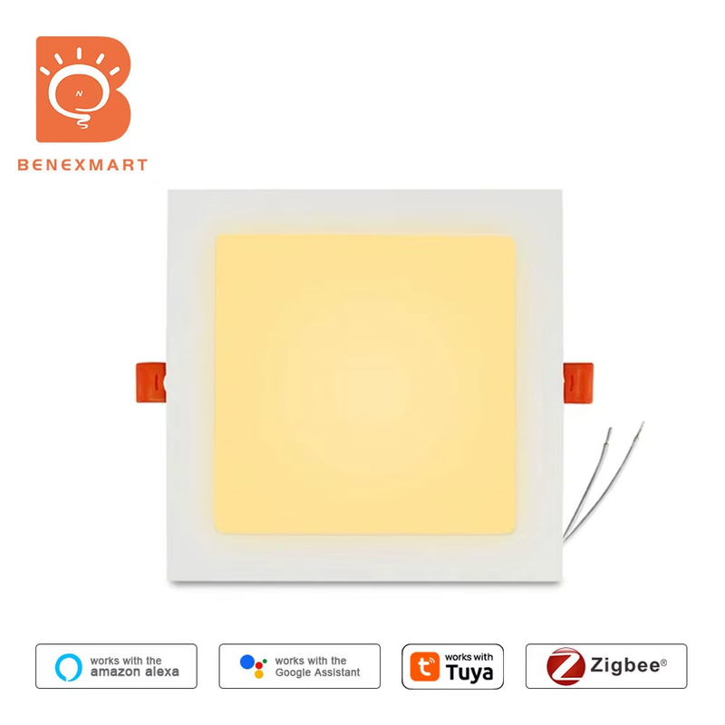 Zigbee LED Downlight Smart Recessed Ceiling Light RGBCW 15W Work with Tuya Smart