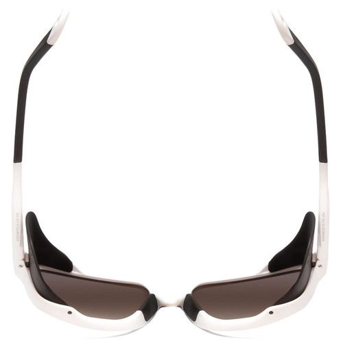 Pre-owned Smith Embark Wrap Sunglasses In White & Chromapop Polarized Platinum Mirror 58mm In Multicolor