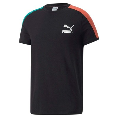 

Мужские повседневные топы Puma Iconic T7 с круглым вырезом и короткими рукавами размера  59986994, Черный, Puma Iconic T7 Crew Neck Short Sleeve TShirt
