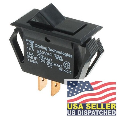 Vxdj 1 Carling On On On Double Pole Rocker Switch Independent Single Lamp W Jumper Searay Part 679340 Nav Lights Wipers